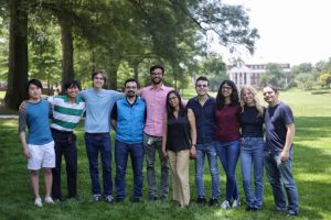 Photo of the Cellular Biophysics Lab group